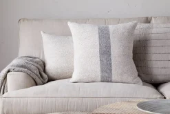 Bedroom Textiles|Cushions^Nkuku Kallu Wool & Cotton Cushion Cover - Natural