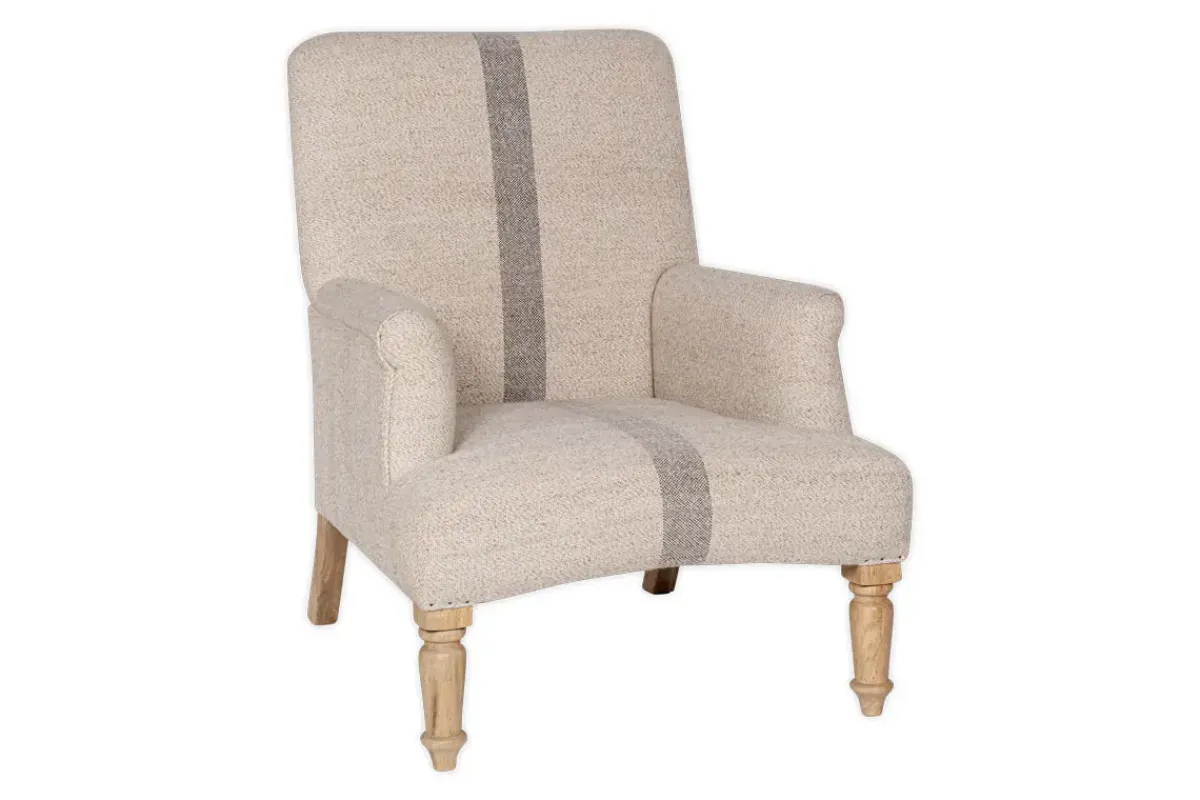 Living|Occasional Chairs^Nkuku Kallu Wool & Cotton Occasional Chair - Natural