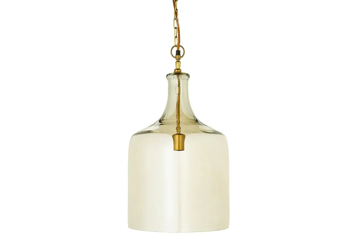Statement Lighting|Pendant Lighting^Nkuku Kalsi Recycled Glass Pendant Light - Lustre - Large
