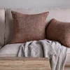 Bedroom Textiles|Cushions^Nkuku Kana Linen Cushion Cover - Rust
