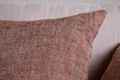 Bedroom Textiles|Cushions^Nkuku Kana Linen Cushion Cover - Rust