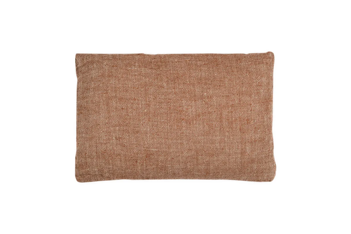 Bedroom Textiles|Cushions^Nkuku Kana Linen Cushion Cover - Rust