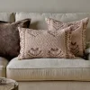 Decorative Home Accessories|Bedroom Textiles^Nkuku Kandy Wool & Cotton Cushion Cover - Dusty Pink