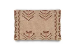 Decorative Home Accessories|Bedroom Textiles^Nkuku Kandy Wool & Cotton Cushion Cover - Dusty Pink