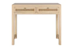 Home Office|Desks^Nkuku Kanz Mango Wood Writing Desk - Natural