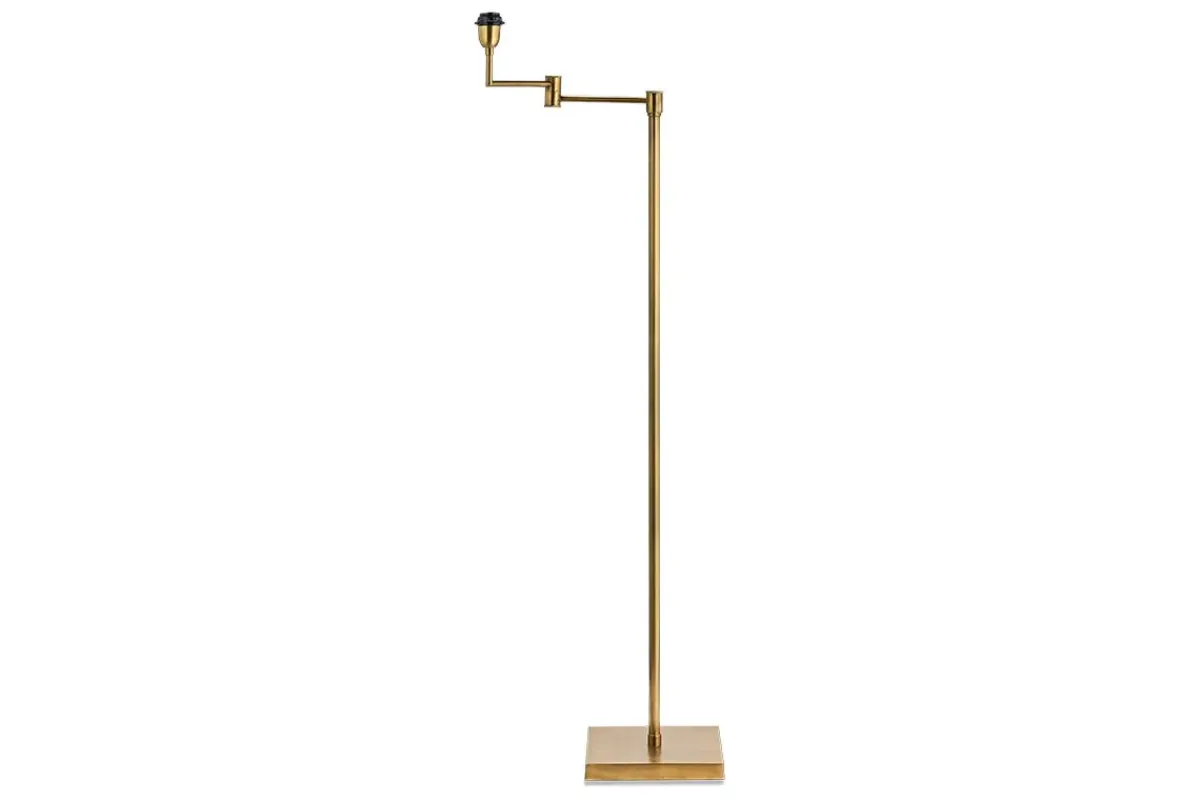 Floor Lamps^Nkuku Kara Floor Lamp - Brass