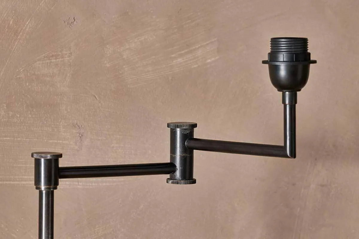 Floor Lamps^Nkuku Kara Iron Floor Lamp - Bronze Aged Bronze
