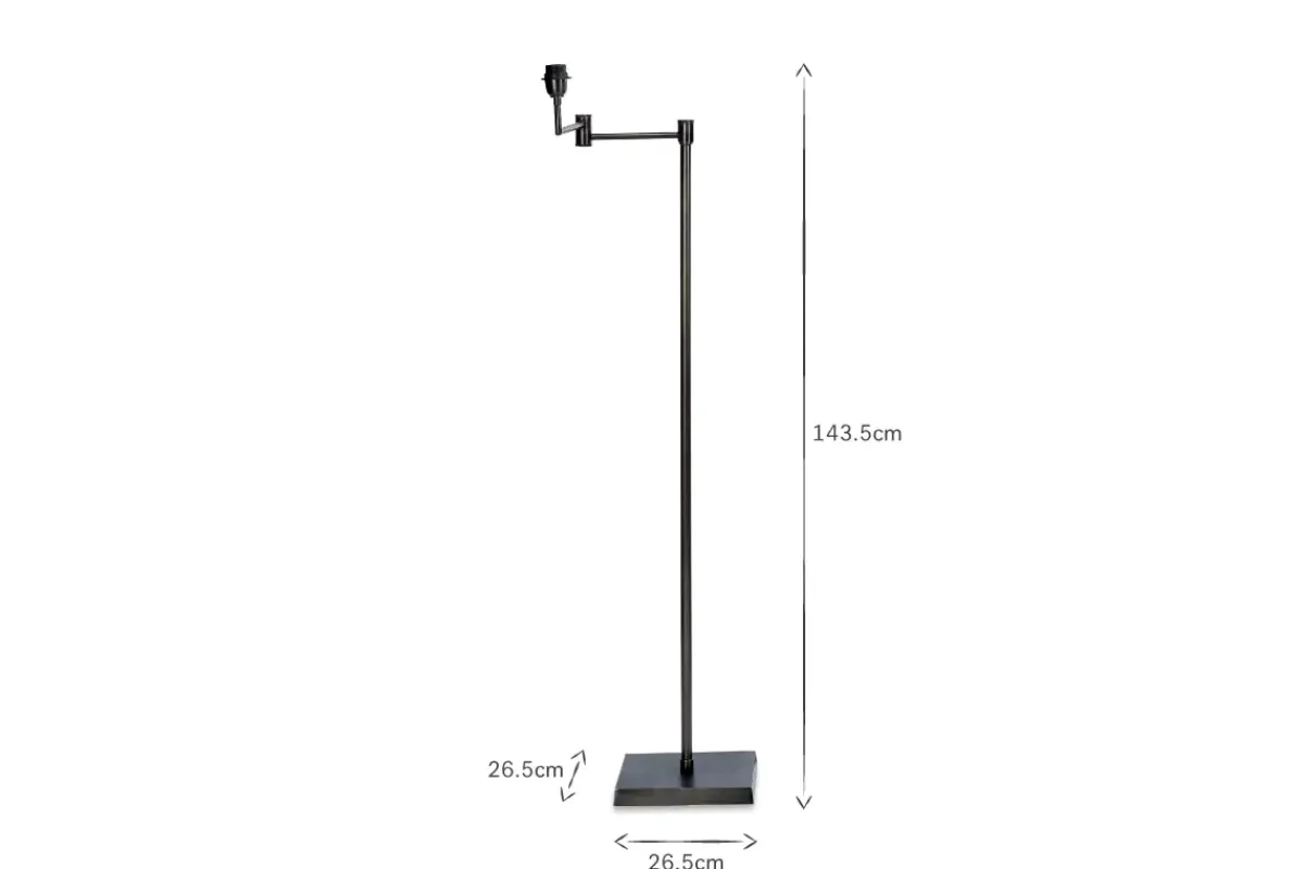 Floor Lamps^Nkuku Kara Iron Floor Lamp - Bronze Aged Bronze
