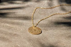 Jewellery & Jewellery Boxes|Jewellery^Nkuku Karnataka Disc Pendant Necklace