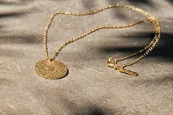 Jewellery & Jewellery Boxes|Jewellery^Nkuku Karnataka Disc Pendant Necklace