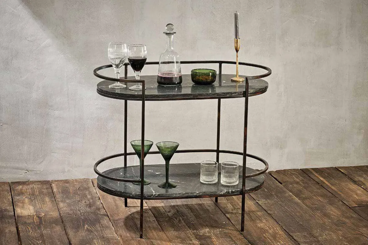 Kitchen & Dining|Living^Nkuku Karoko Marble Drinks Table