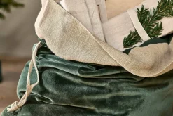 Shades Of Nature^Nkuku Karru Cotton Velvet Sack - Forest Green
