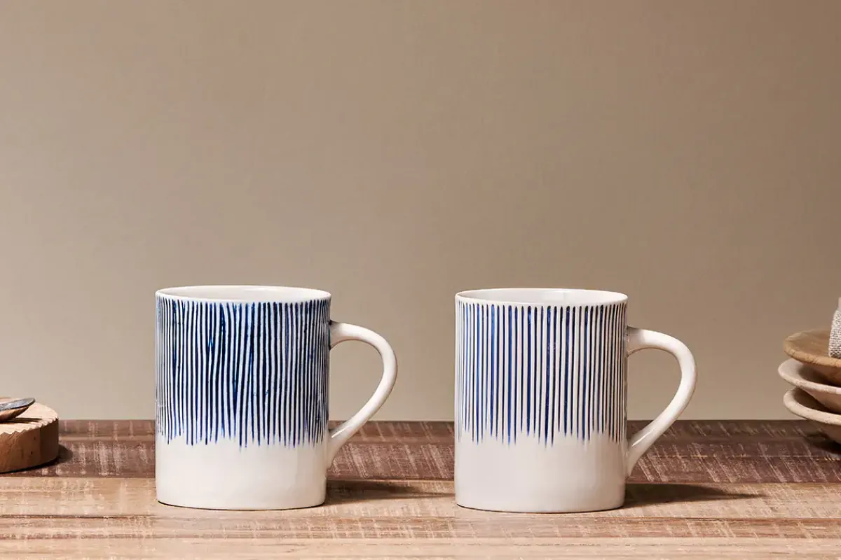 Mugs^Nkuku Karuma Ceramic Mug - Large (Set of 2)
