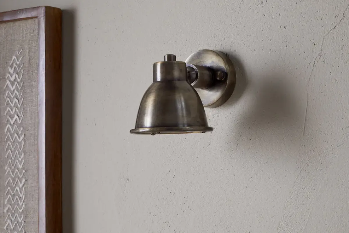 Wall Lights|Spot Lights^Nkuku Kasai Brass Spotlight - Antique Brass