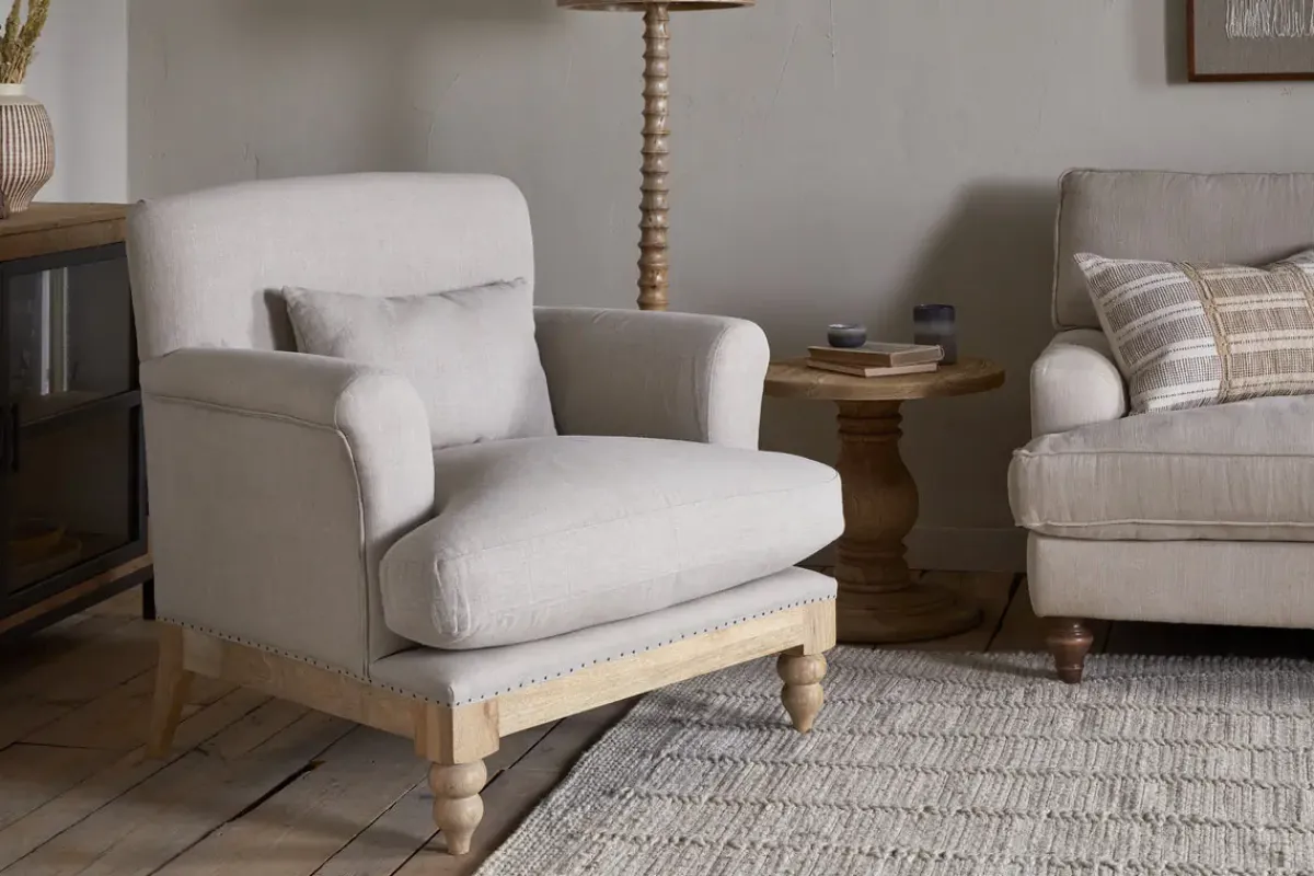 Living|Armchairs^Nkuku Kashi Linen Armchair - Natural