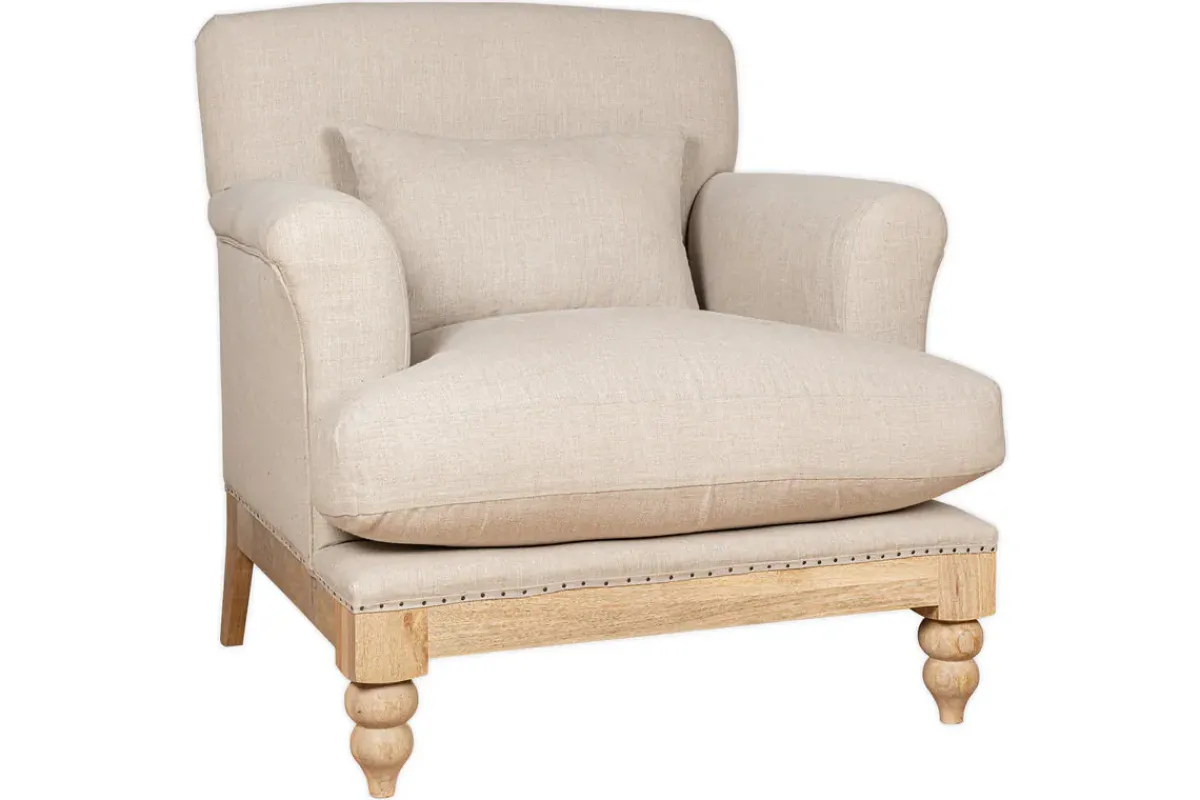 Living|Armchairs^Nkuku Kashi Linen Armchair - Natural