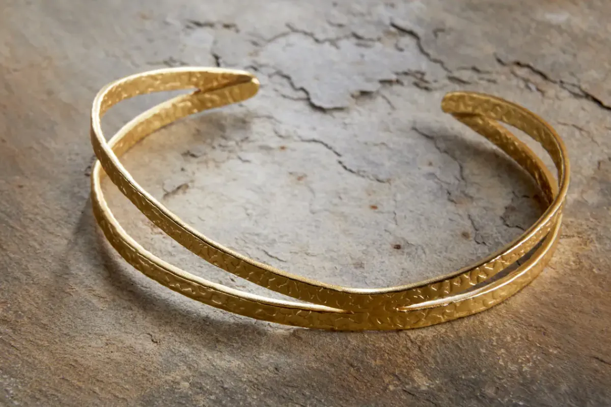 Jewellery & Jewellery Boxes|Jewellery^Nkuku Katai Bangle - Gold