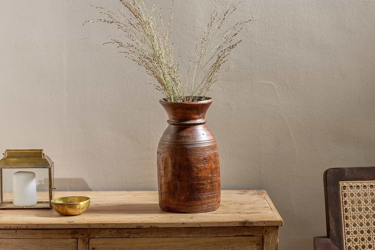 Decorative Home Accessories|Indoor Planters^Nkuku Kawasan Reclaimed Traditional Tall Pot