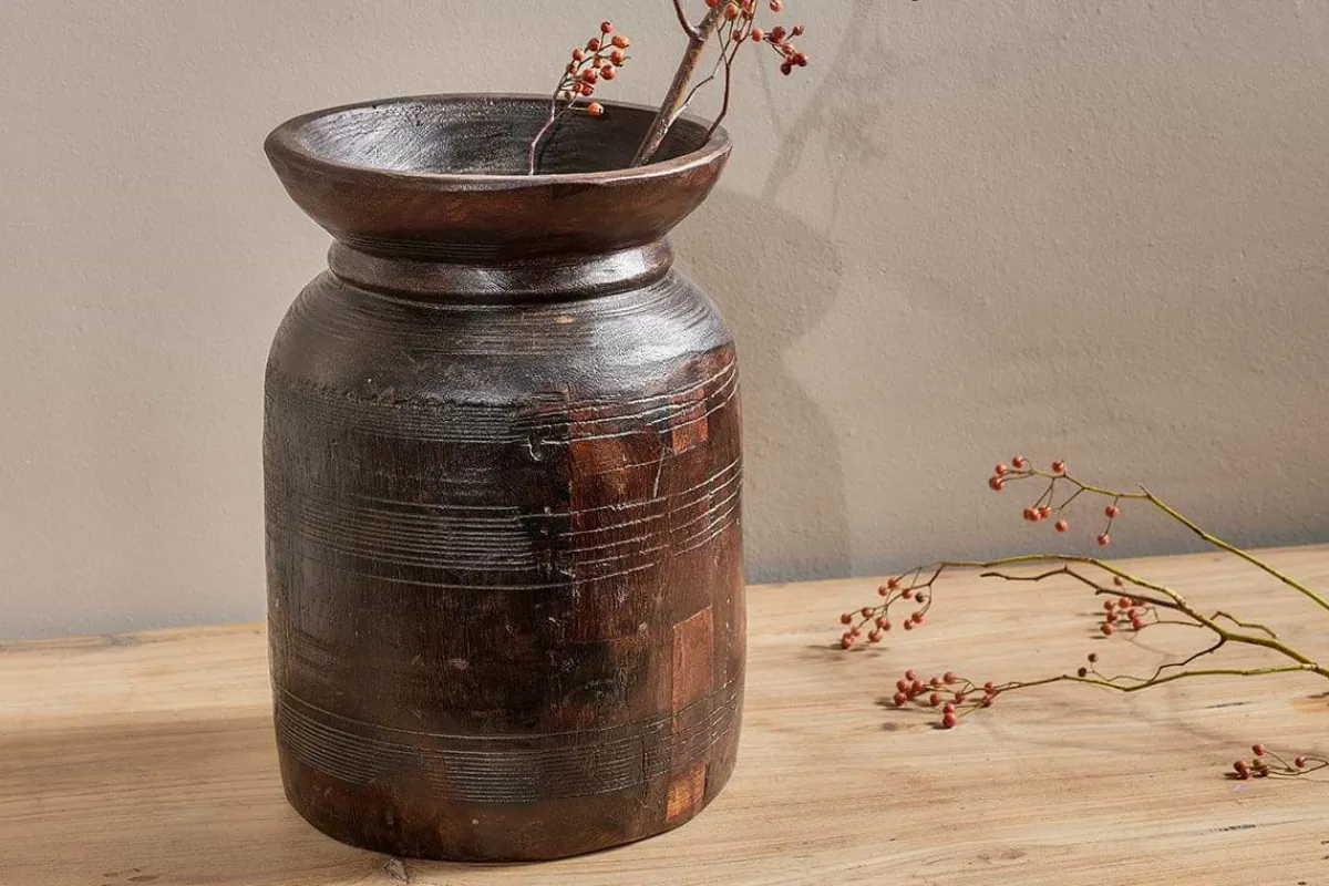 Decorative Home Accessories|Indoor Planters^Nkuku Kawasan Reclaimed Traditional Tall Pot