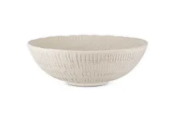 Decorative Home Accessories|Bowls & Trays^Nkuku Kayanna Ceramic Decorative Bowl - White