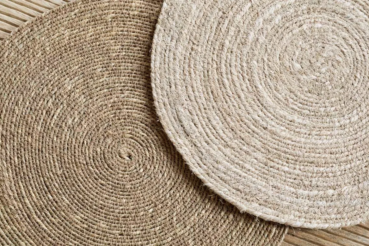 Table Settings & Linens^Nkuku Keso Woven Placemats - (Set of 4) Brown
