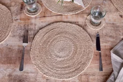 Table Settings & Linens^Nkuku Keso Woven Placemats - - (Set of 4) Natural