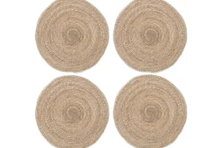 Table Settings & Linens^Nkuku Keso Woven Placemats - - (Set of 4) Natural