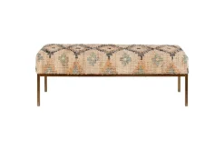 Hallway & Bootroom|Benches^Nkuku Kesu Kilim & Iron Bench