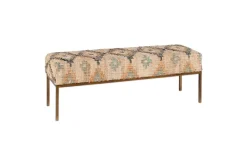 Hallway & Bootroom|Benches^Nkuku Kesu Kilim & Iron Bench