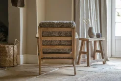 Living|Occasional Chairs^Nkuku Keya Chunky Weave & Mango Wood Chair - Natural