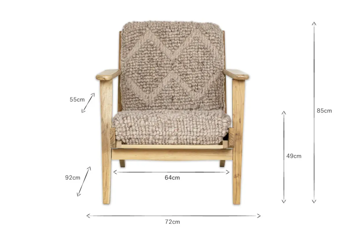 Living|Occasional Chairs^Nkuku Keya Chunky Weave & Mango Wood Chair - Natural