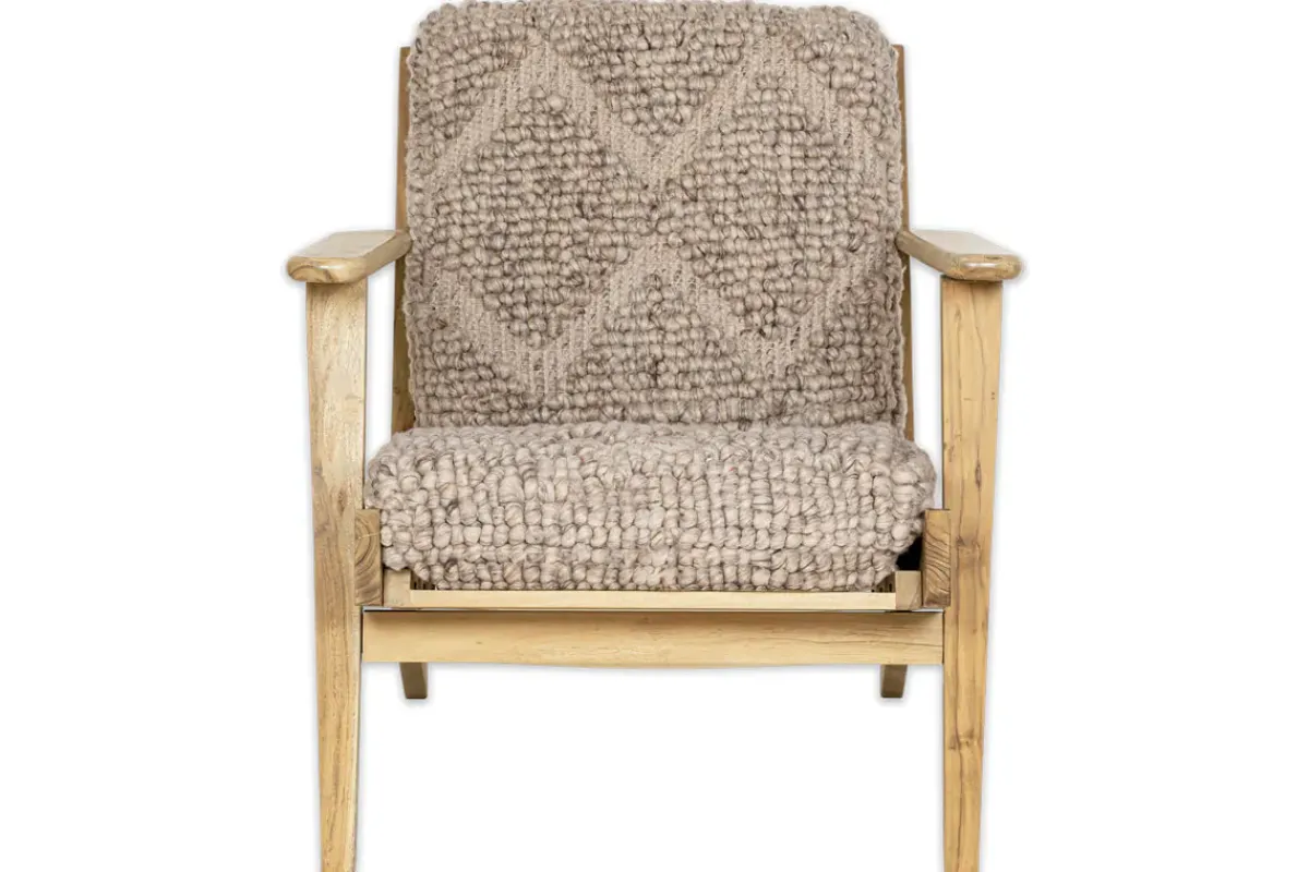 Living|Occasional Chairs^Nkuku Keya Chunky Weave & Mango Wood Chair - Natural