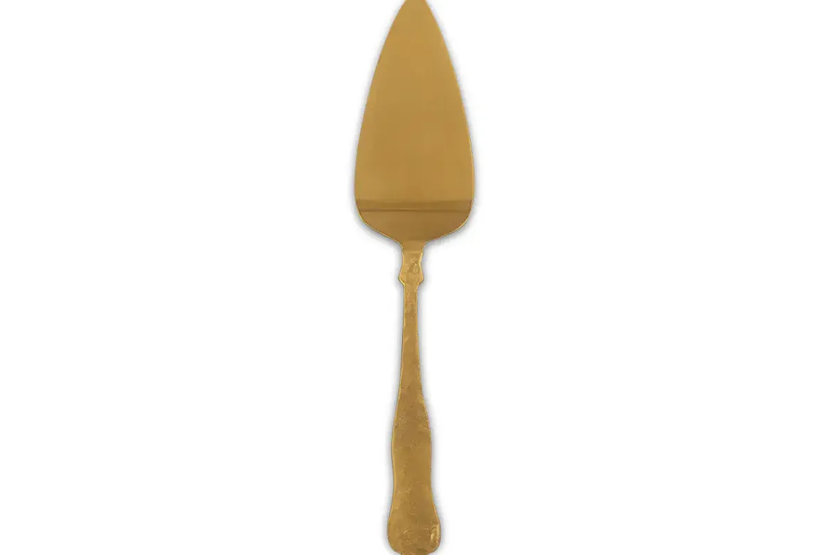 Serving Cutlery|Cutlery^Nkuku Khana Cake Slice - Brushed Gold