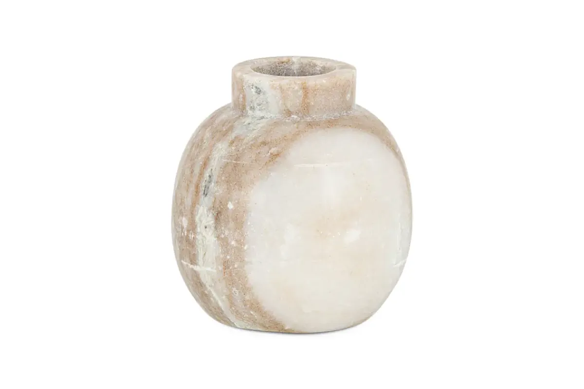 Vases|Decorative Home Accessories^Nkuku Khari Marble Vase - Grey