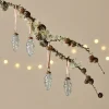 Baubles & Tree Decorations^Nkuku Khol Shell Baubles - Clear Antique - (Set of 4)