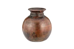 Decorative Home Accessories|Indoor Planters^Nkuku Kiaan Reclaimed Traditional Wide Pot