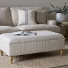 Footstools & Poufs^Nkuku Kiana Upholstered Storage Ottoman - Natural