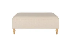 Footstools & Poufs^Nkuku Kiana Upholstered Storage Ottoman - Natural