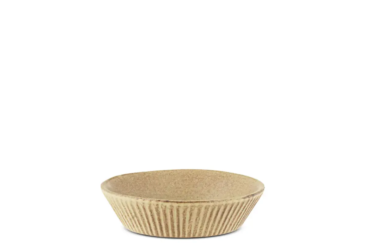 Bathroom Accessories^Nkuku Kiani Ceramic Soap Dish - Cream