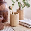 Bathroom Accessories^Nkuku Kiani Ceramic Toothbrush Holder - Cream