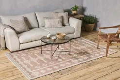 Rugs^Nkuku Kittale Wool & Recycled PET Rug - Dusty Pink