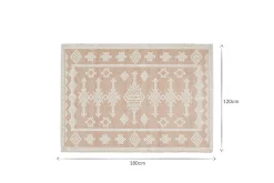 Rugs^Nkuku Kittale Wool & Recycled PET Rug - Dusty Pink