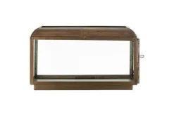 Fireside|Lanterns^Nkuku Kiwanda Wide Lantern - Antique Brass