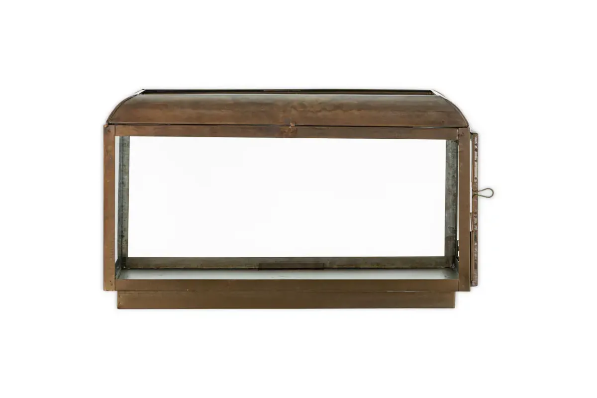 Fireside|Lanterns^Nkuku Kiwanda Wide Lantern - Antique Brass