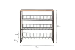Home Office|Hallway & Bootroom^Nkuku Kiyoma Iron & Wood Tall Standing Shelves - Natural
