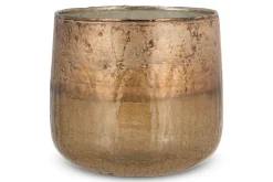 Decorative Home Accessories|Fireside^Nkuku Konara Glass Tealight Holder - Copper Smoke