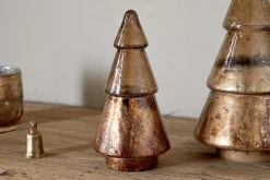 Christmas Table|Winter Berries^Nkuku Konara Glass Tree - Gold Crackle