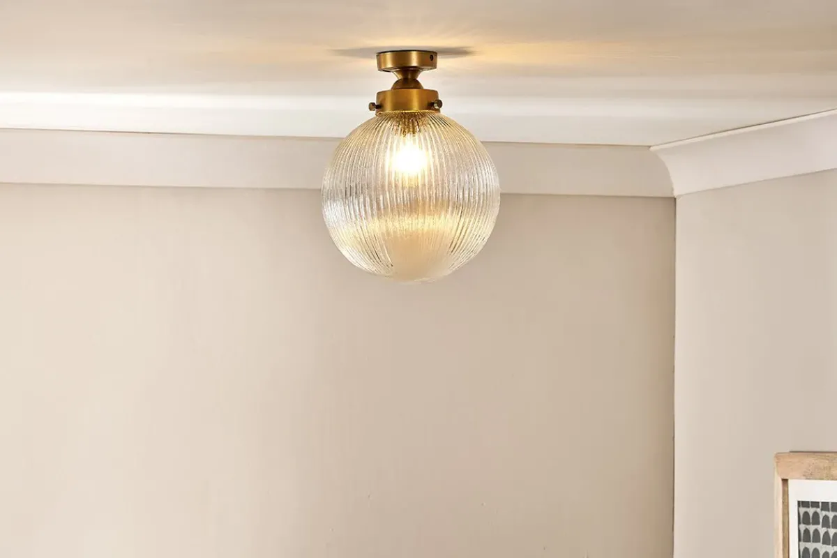 Bathroom Lights|Pendant Lighting^Nkuku Konnie Bathroom Ceiling Light - Clear