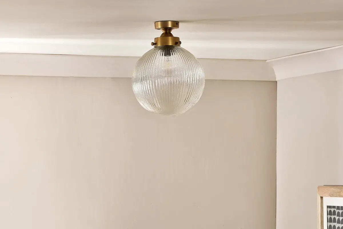 Bathroom Lights|Pendant Lighting^Nkuku Konnie Bathroom Ceiling Light - Clear