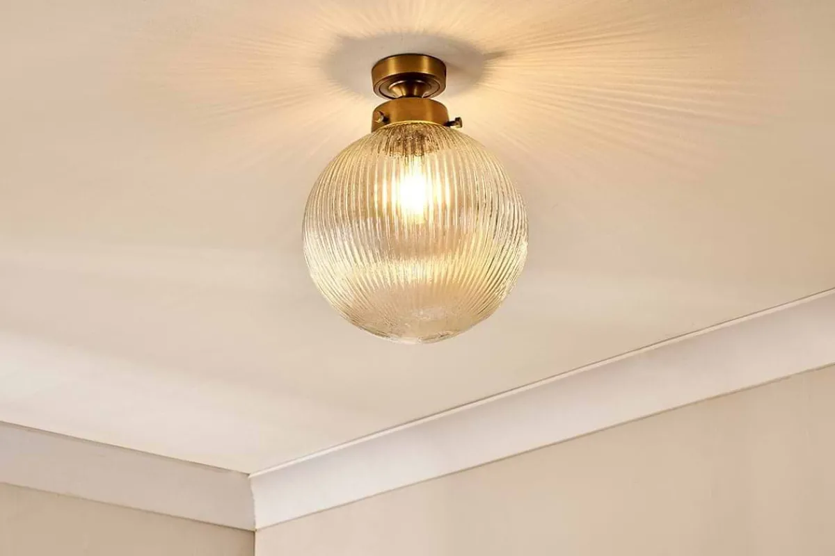Bathroom Lights|Pendant Lighting^Nkuku Konnie Bathroom Ceiling Light - Clear